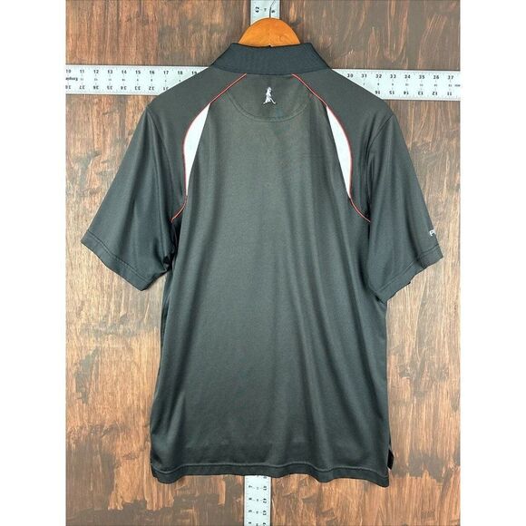 Mr. Ping Performance Golf Shirt Embroidered Logo Black Red Bred Men’s Medium - Picture 7 of 8